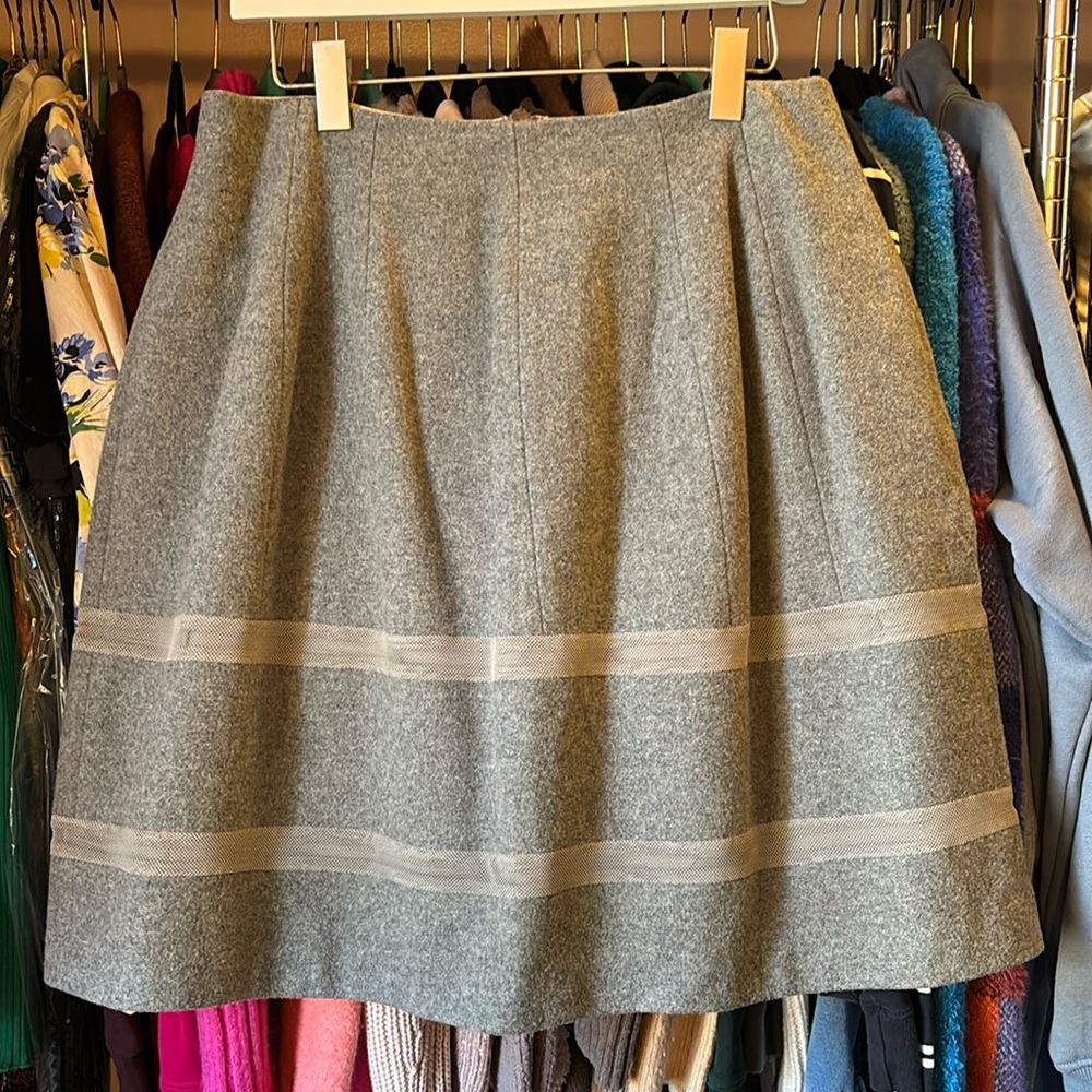 Madewell Wool A-Line Skirt
